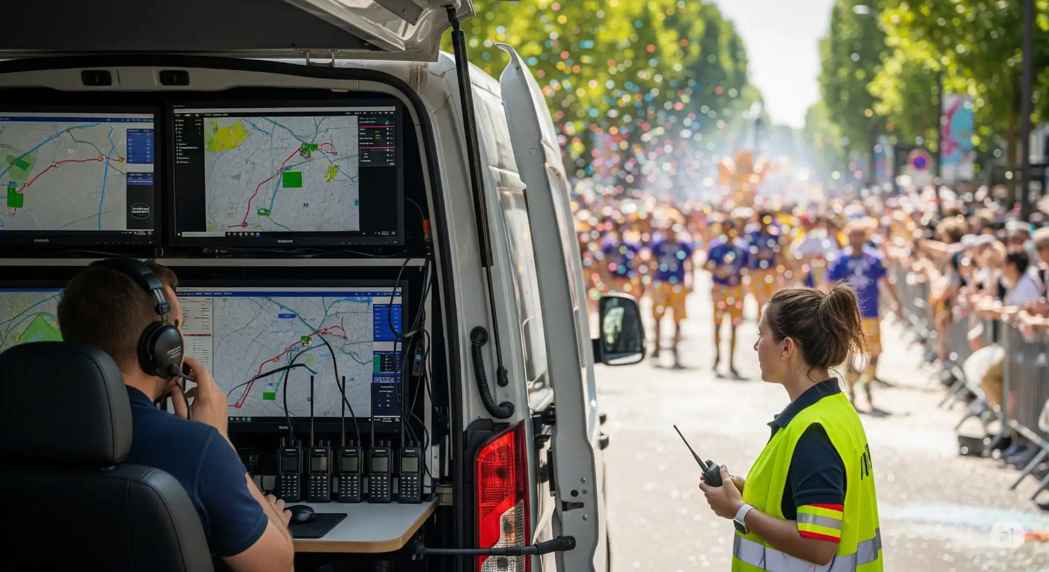 La parade culturelle 'On ne va pas se défiler !' en Seine-Saint-Denis, sécurisée par BMS Ventouse.